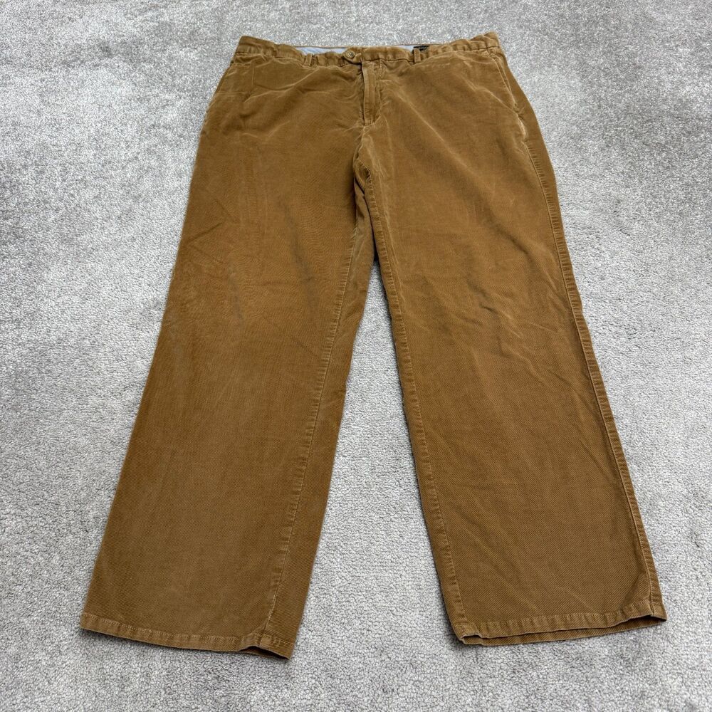 Banana Republic Emerson Corduroy Pants Mens 38x32 Brown Straight Cotton Casual